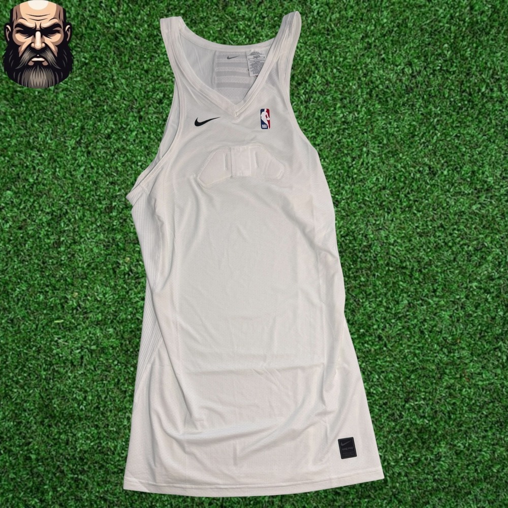 Nike Pro NBA Player Issue Training Tank Top White 880805-100 Men's Size XL-Tall